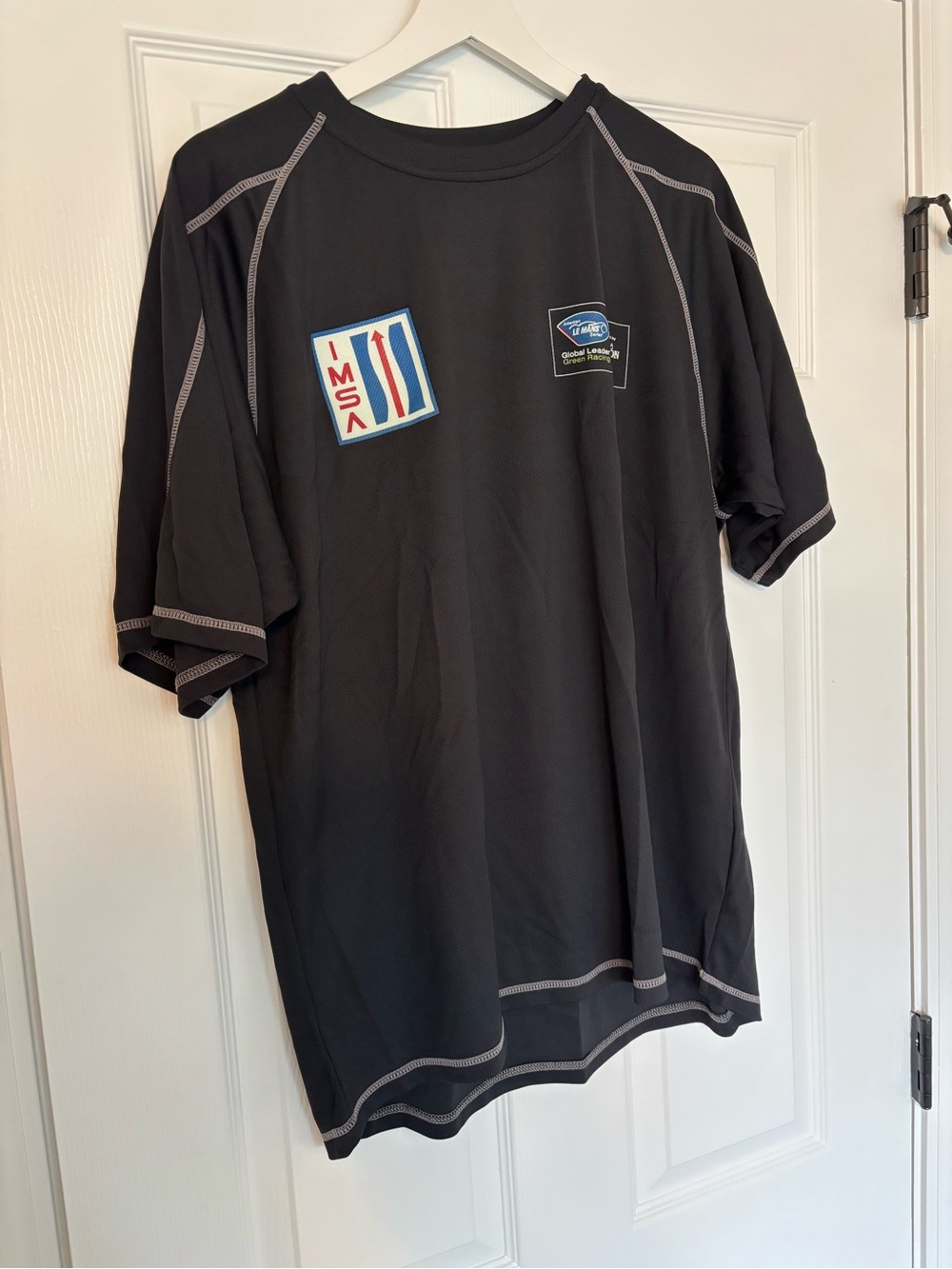 Champion Black IMSA Patch Short Sleeve Performance Tee